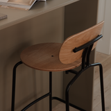 UMAGE Lifestyle Curious Barstool Oak Black 7