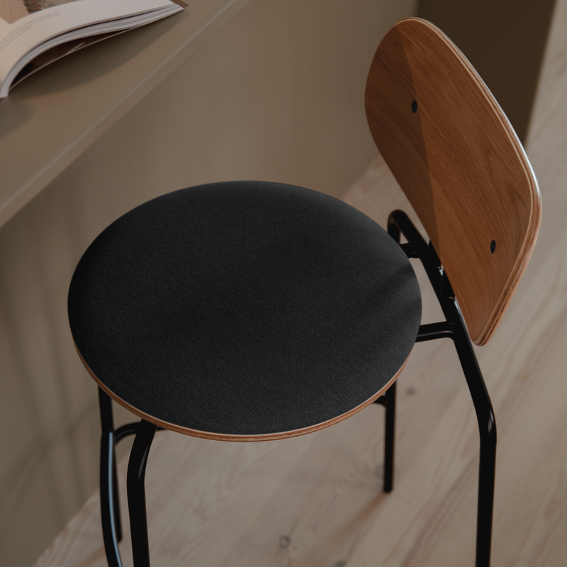 UMAGE Lifestyle Curious Barstool Oak Black Shadow 1