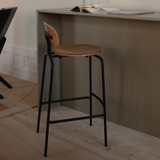 UMAGE Lifestyle Curious Barstool Oak Black Sugarbrown 3
