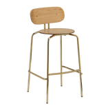 UMAGE Packshot 5918 1 Curious Bar Stool Oak Brass (2)