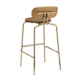 UMAGE Packshot 5918 1C719 01 Curious Bar Stool Oak Brass Sugar Brown (3)