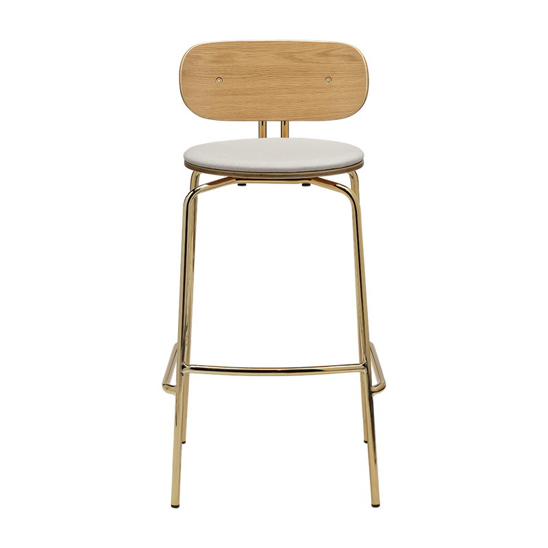 UMAGE Packshot 5918 1C719 02 Curious Bar Stool Oak Brass White Sands (1)