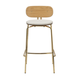 UMAGE Packshot 5918 1C719 18 Curious Bar Stool Oak Brass Teddy White 1