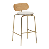 UMAGE Packshot 5918 1C719 18 Curious Bar Stool Oak Brass Teddy White 2