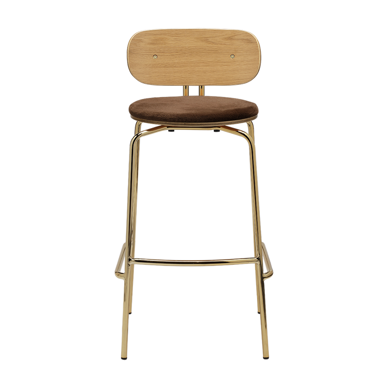 UMAGE Packshot 5918 1C719 19 Curious Bar Stool Oak Brass Teddy Brown 1