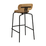 UMAGE Packshot 5918 3C719 01 Curious Bar Stool Oak Black Sugar Brown (3)
