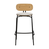 UMAGE Packshot 5918 3C719 02 Curious Bar Stool Oak Black White Sands (1)
