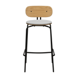 UMAGE Packshot 5918 3C719 03 Curious Bar Stool Oak Black Sterling (1)