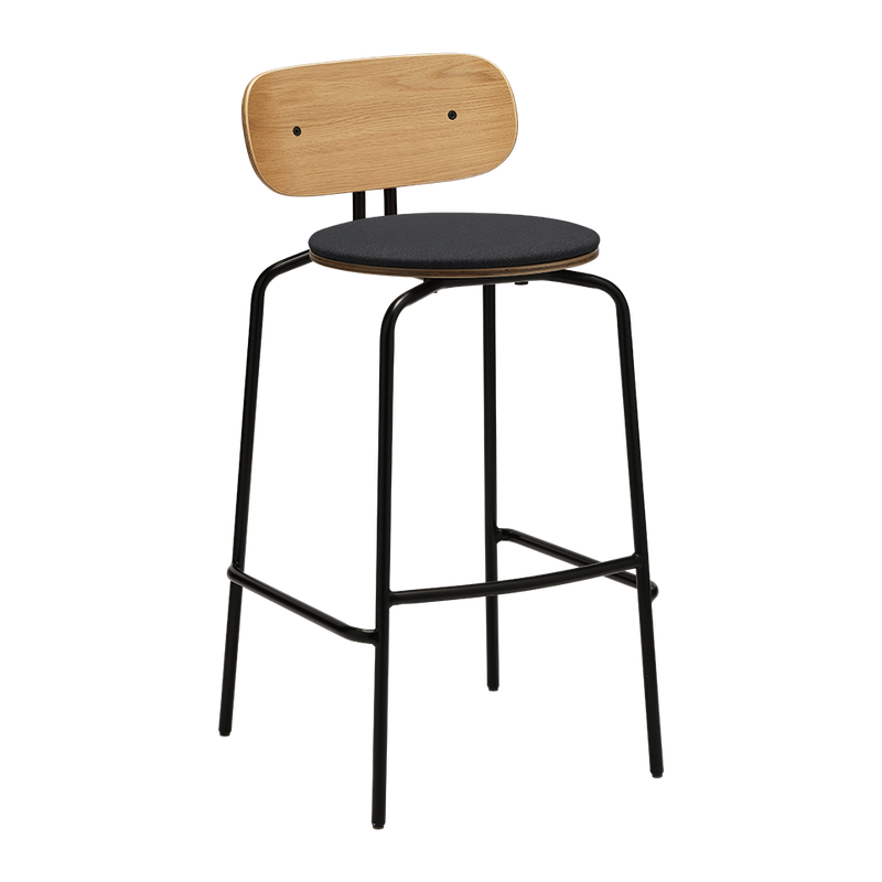 UMAGE Packshot 5918 3C719 04 Curious Bar Stool Oak Black Shadow (2)